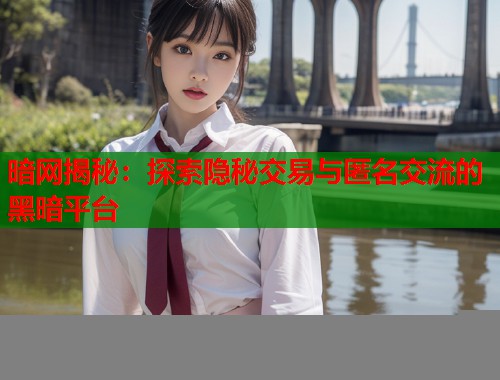 暗网揭秘：探索隐秘交易与匿名交流的黑暗平台  第1张