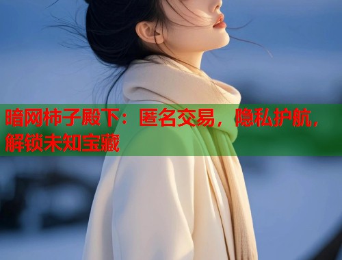 暗网柿子殿下：匿名交易，隐私护航，解锁未知宝藏  第1张