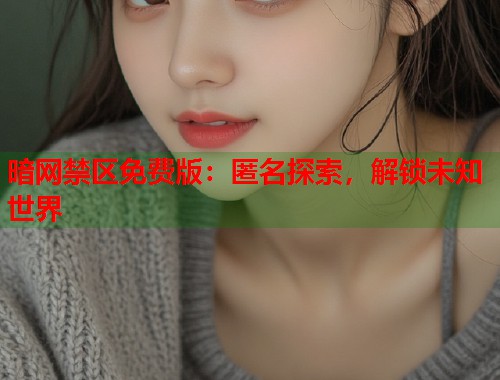 暗网禁区免费版：匿名探索，解锁未知世界  第2张