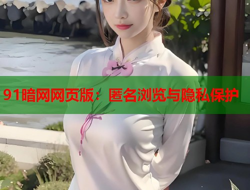 91暗网网页版：匿名浏览与隐私保护  第2张