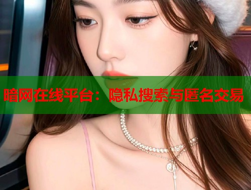 暗网在线平台：隐私搜索与匿名交易  第1张