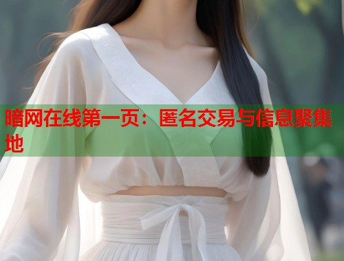 暗网在线第一页：匿名交易与信息聚集地  第1张