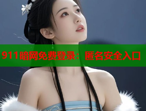 911暗网免费登录：匿名安全入口  第1张