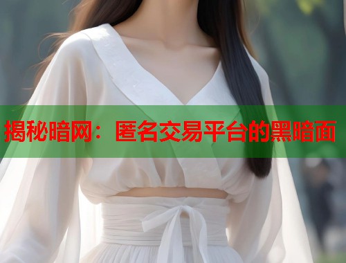 揭秘暗网：匿名交易平台的黑暗面  第2张