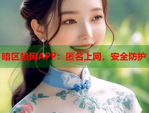 暗区禁网APP：匿名上网，安全防护  第1张