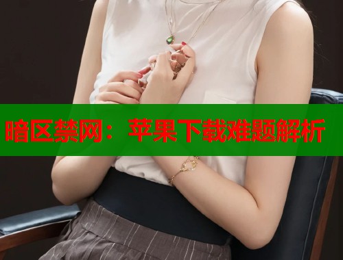 暗区禁网：苹果下载难题解析  第1张