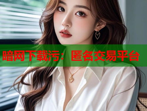 暗网下载污：匿名交易平台  第2张