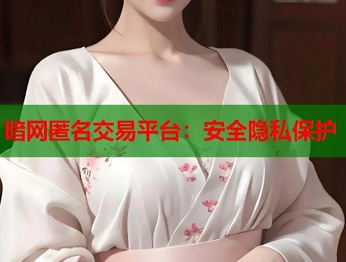 暗网匿名交易平台：安全隐私保护  第1张