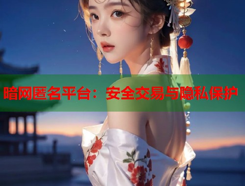 暗网匿名平台：安全交易与隐私保护  第1张
