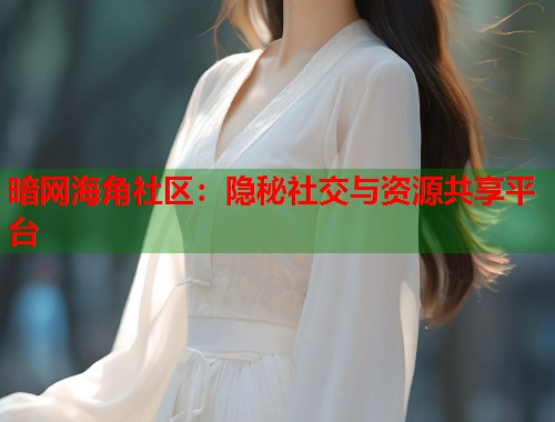 暗网海角社区：隐秘社交与资源共享平台  第1张