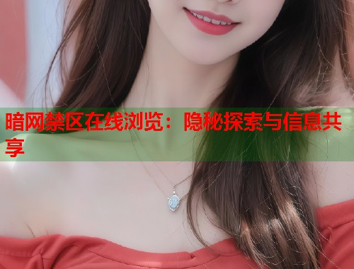 暗网禁区在线浏览：隐秘探索与信息共享  第1张