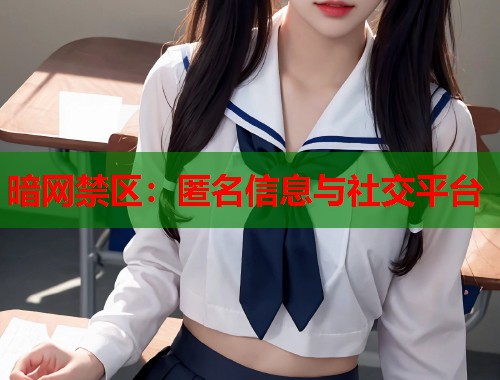 暗网禁区：匿名信息与社交平台  第2张