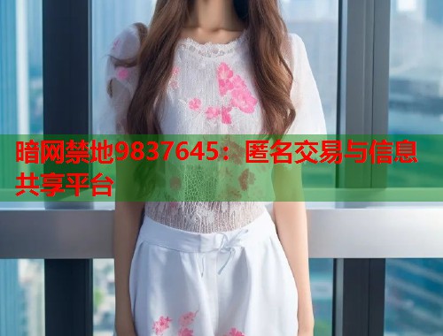 暗网禁地9837645：匿名交易与信息共享平台  第2张