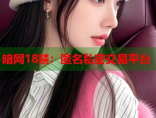 暗网18禁：匿名私密交易平台  第1张