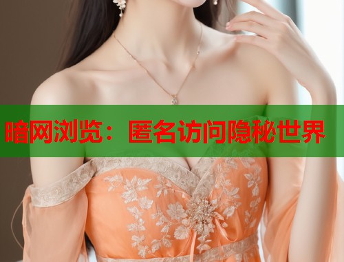 暗网浏览：匿名访问隐秘世界  第1张