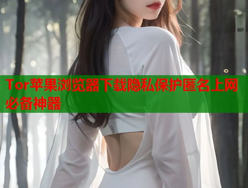 Tor苹果浏览器下载隐私保护匿名上网必备神器 第1张 Tor苹果浏览器下载隐私保护匿名上网必备神器 第1张