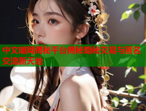 中文暗网揭秘平台揭秘隐秘交易与匿名交流新天地  第1张