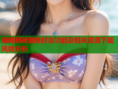 暗网揭秘删除好友功能及相关资源下载风险分析  第1张