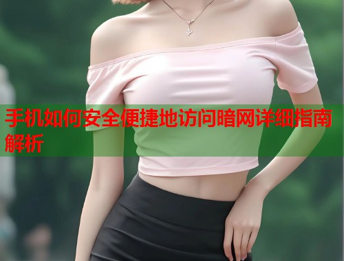 手机如何安全便捷地访问暗网详细指南解析  第2张