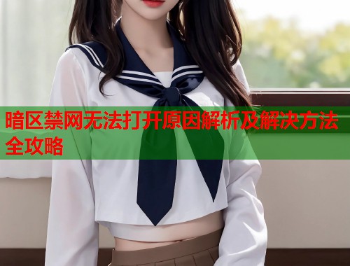 暗区禁网无法打开原因解析及解决方法全攻略  第1张
