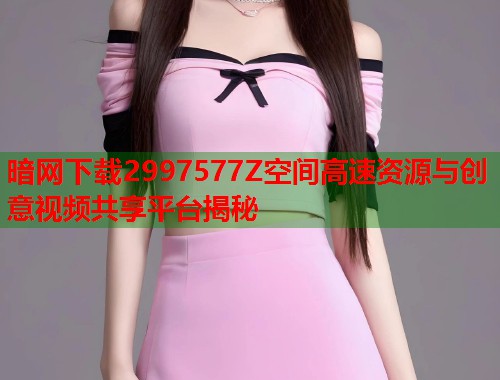 暗网下载2997577Z空间高速资源与创意视频共享平台揭秘  第2张