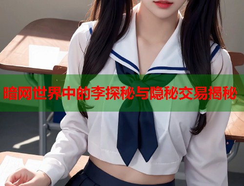 暗网世界中的李探秘与隐秘交易揭秘  第1张