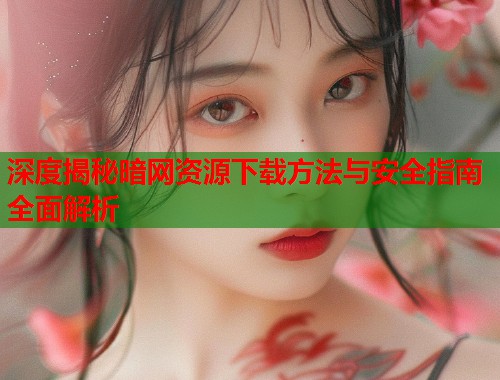 深度揭秘暗网资源下载方法与安全指南全面解析 第1张 深度揭秘暗网资源下载方法与安全指南全面解析 第1张