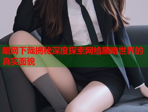 暗网下哉揭秘深度探索网络黑暗世界的真实面貌 第1张 暗网下哉揭秘深度探索网络黑暗世界的真实面貌 第1张