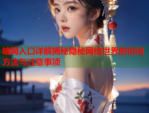 暗网入口详解揭秘隐秘网络世界的访问方法与注意事项 第1张 暗网入口详解揭秘隐秘网络世界的访问方法与注意事项 第1张