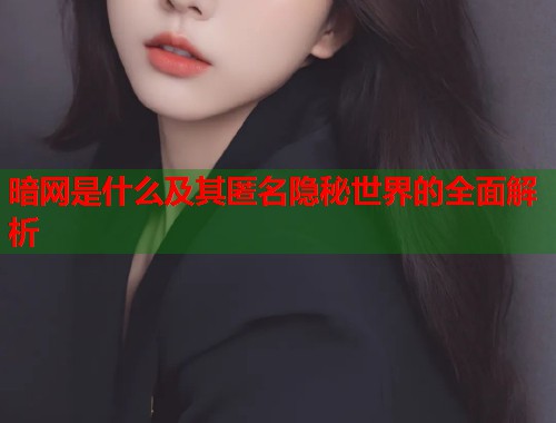 暗网是什么及其匿名隐秘世界的全面解析 第1张 暗网是什么及其匿名隐秘世界的全面解析 第1张