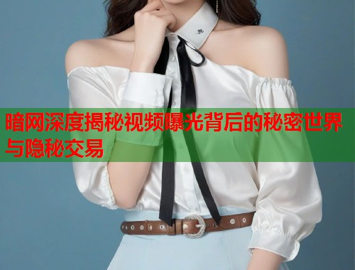 暗网深度揭秘视频曝光背后的秘密世界与隐秘交易 第2张 暗网深度揭秘视频曝光背后的秘密世界与隐秘交易 第2张