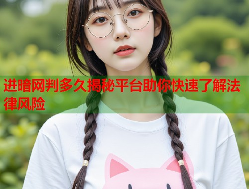 进暗网判多久揭秘平台助你快速了解法律风险 第1张 进暗网判多久揭秘平台助你快速了解法律风险 第1张