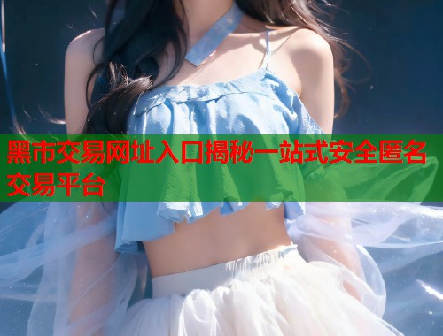 黑市交易网址入口揭秘一站式安全匿名交易平台 第1张 黑市交易网址入口揭秘一站式安全匿名交易平台 第1张